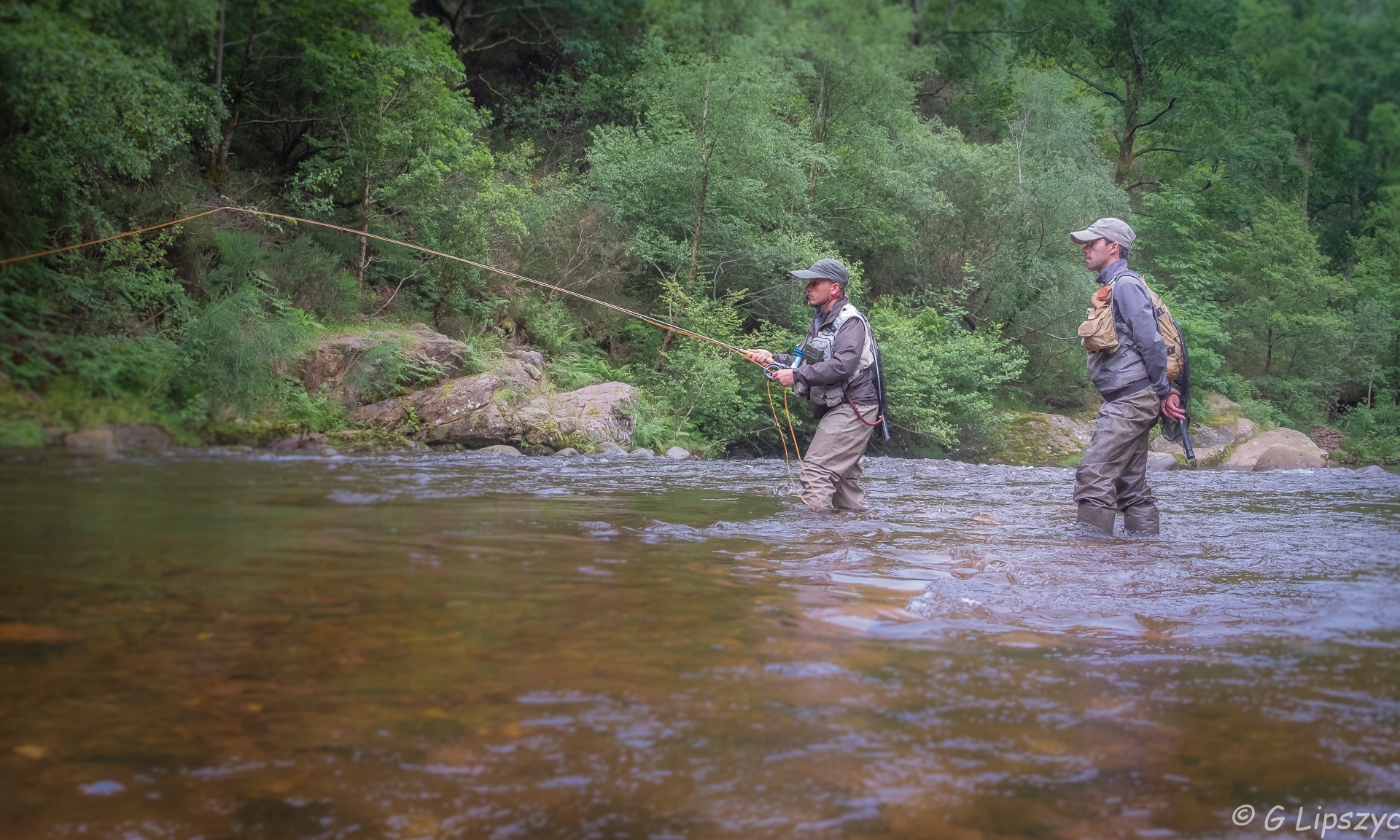Quelques gobages, la pêche en sèche s'impose